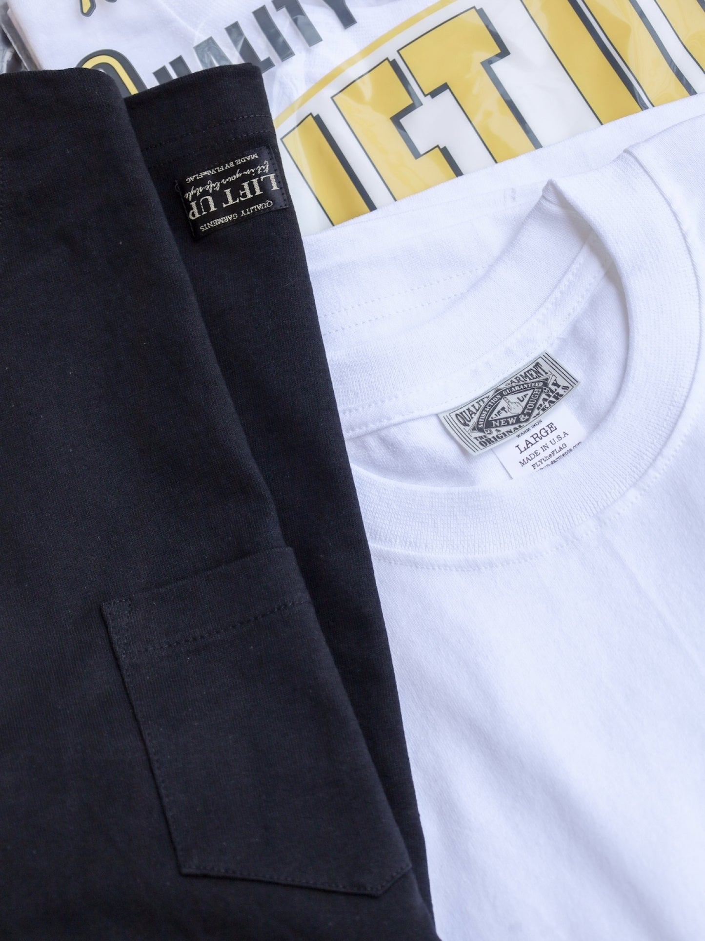 U.S MADE S/S PKT TEE / White