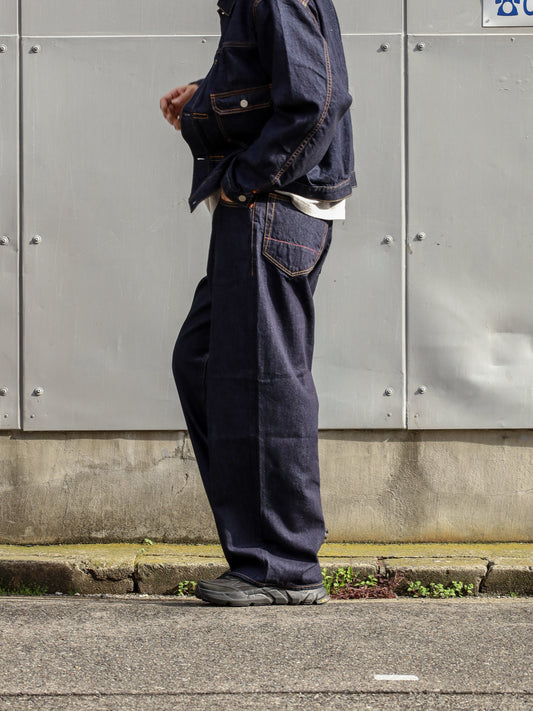 WIDE 5P DENIM PANTS / Indigo