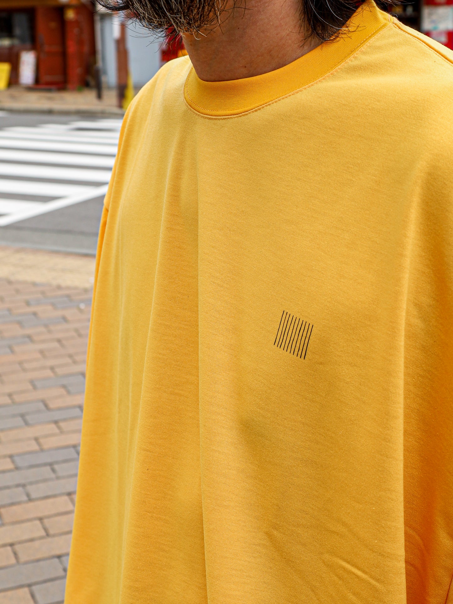 LOGO SUPER BIG TECH SS TEE / Yellow