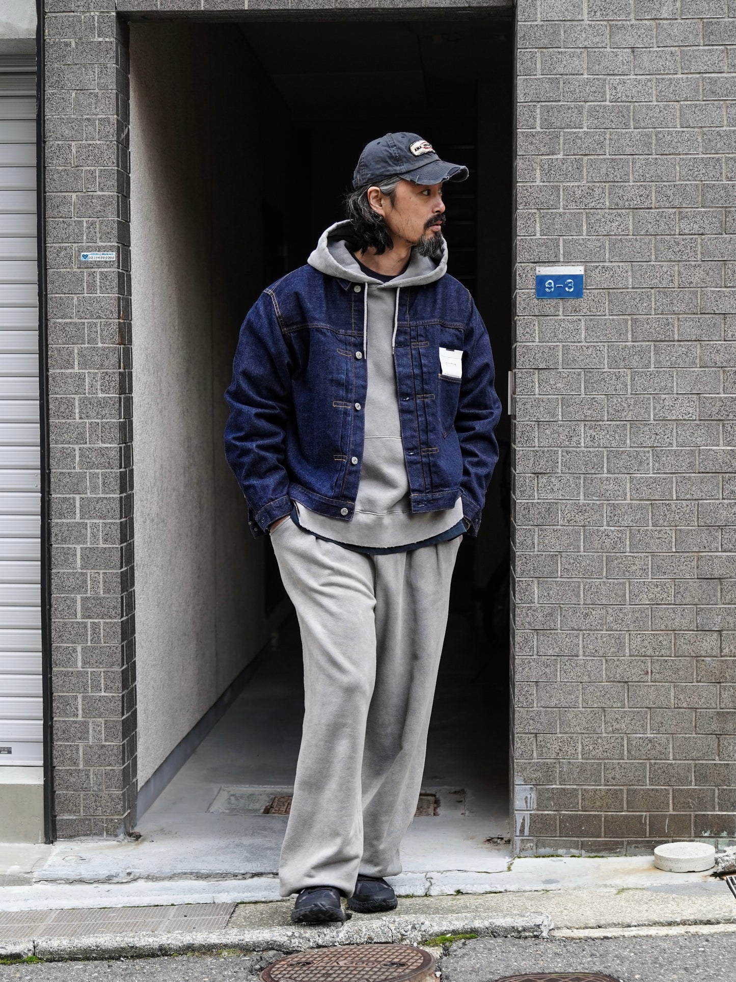 FRONT TUCK DENIM JACKET / Indigo (one wash)