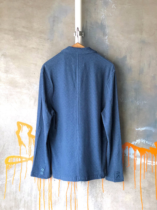 クレーターパイルテーラードジャケット / blue