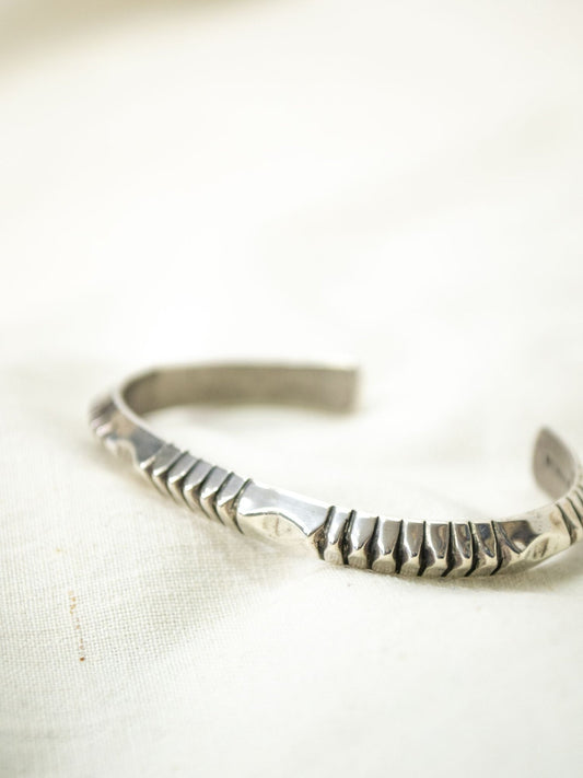DELBERT VANDEVER SILVER BANGLE