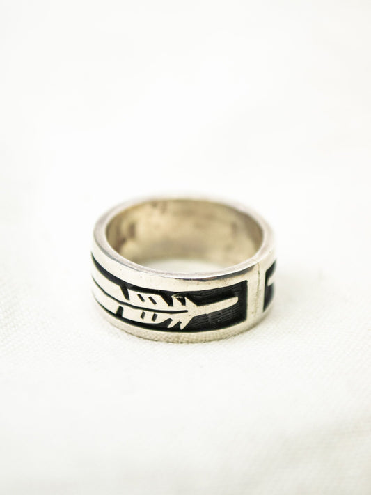 WILLIS HUMEYESTEWA SILVER RING