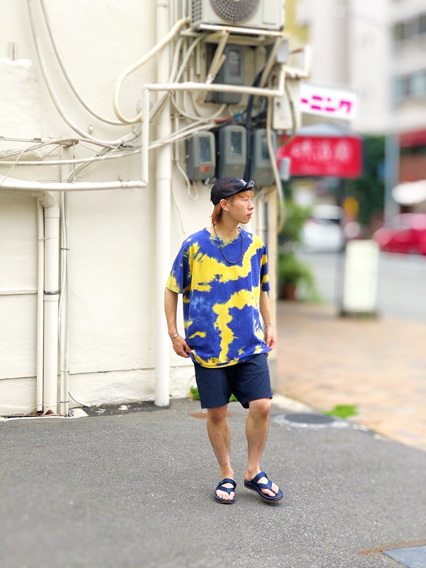 506NS / ニットサッカーショートパンツ / ネイビー