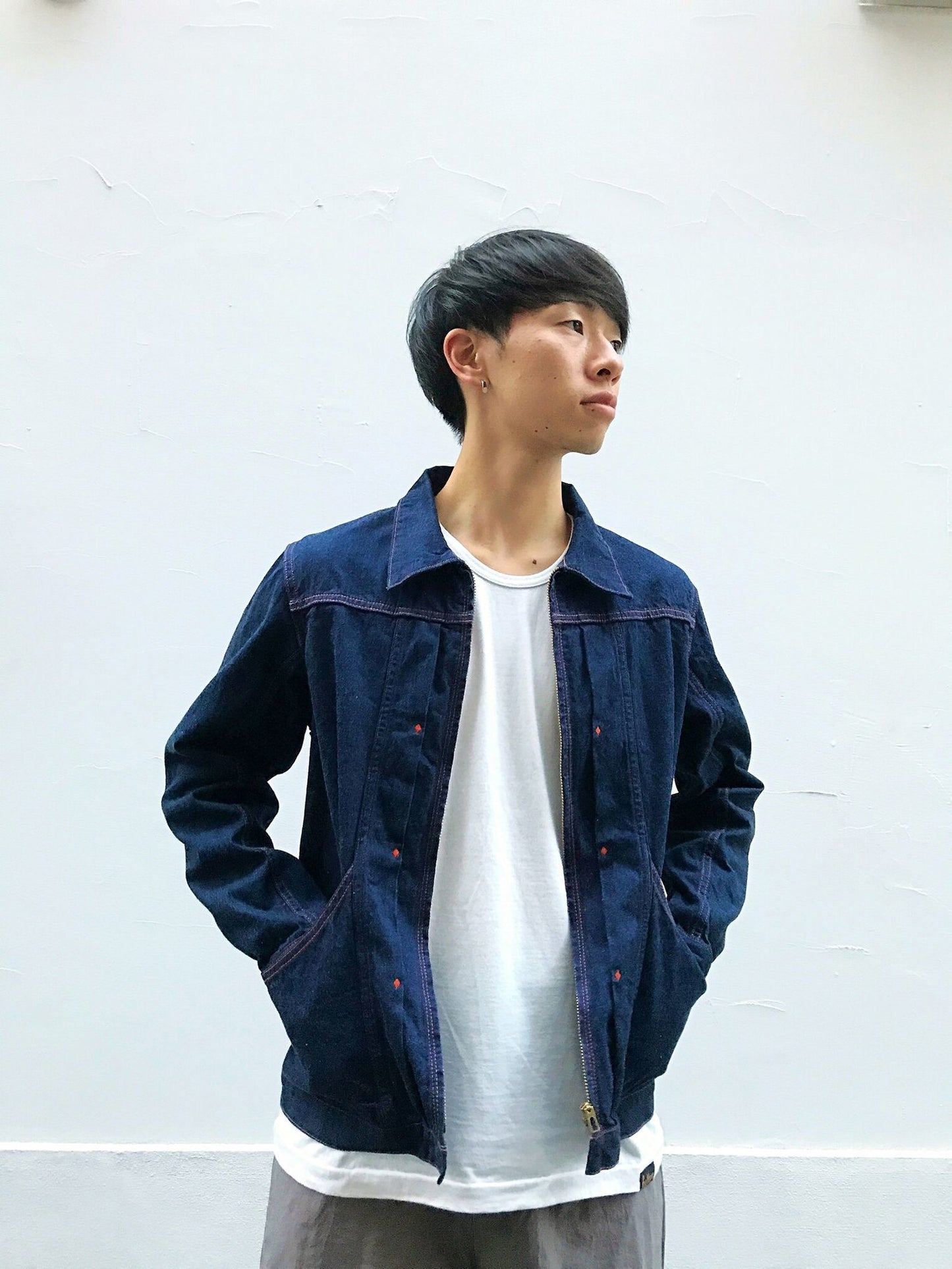 F-neck 5/6 Tee Ⅱ / white