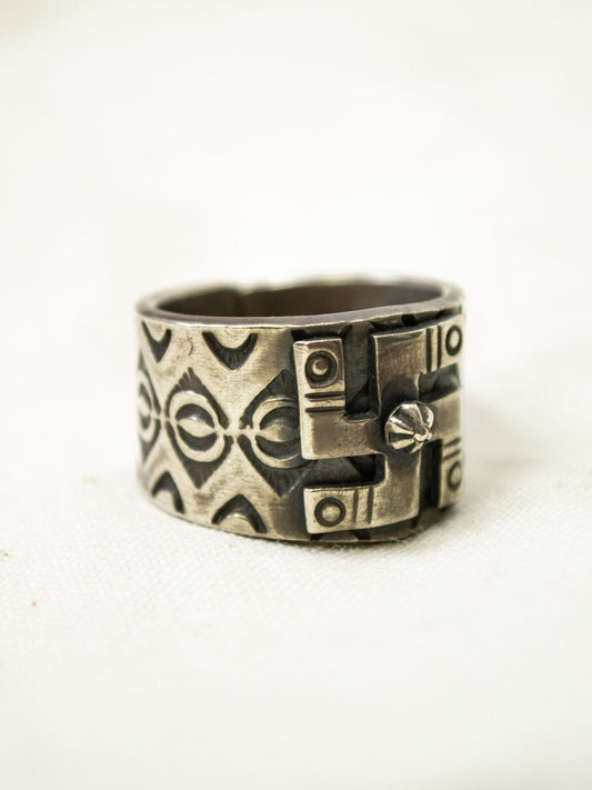 BO GARY REEVES SILVER RING