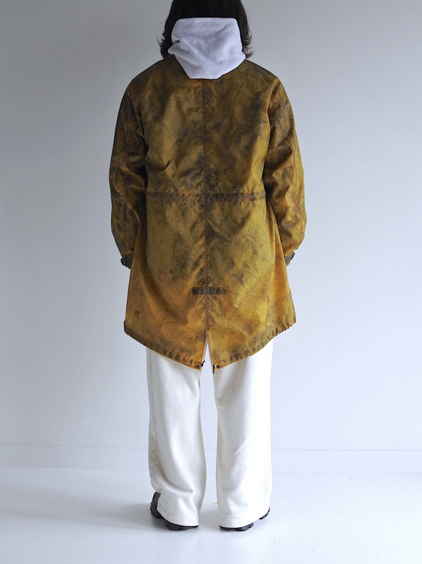 DIRTPAINT NYLON MODS COAT / Yellow