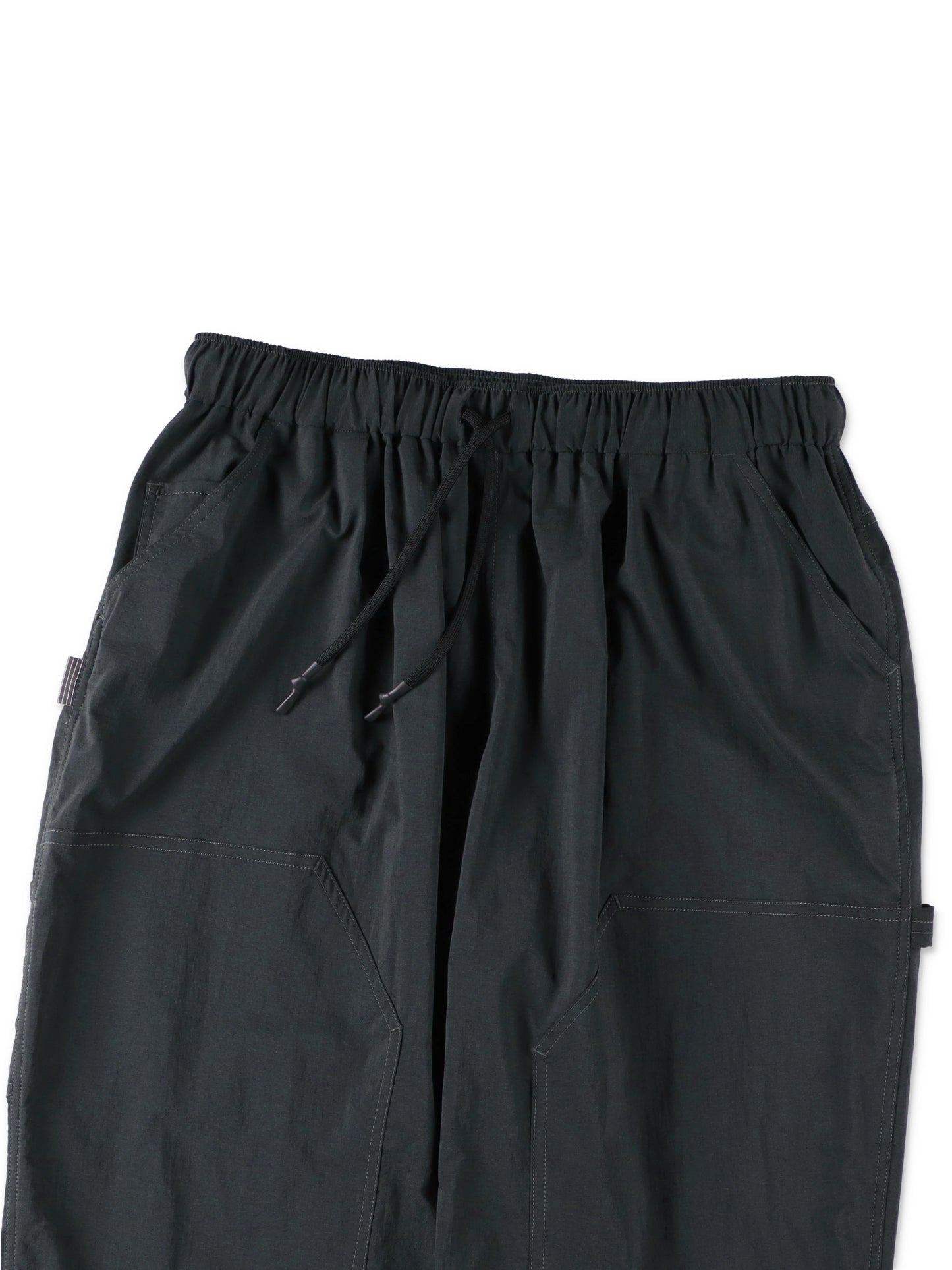 NYLON DOUBLE KNEE PANTS / Charcoal