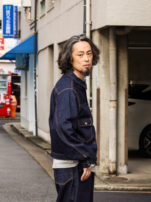 DOUBLE POCKET DENIM JACKET / Indigo