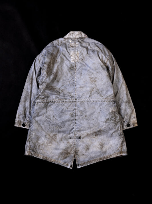 DIRTPAINT NYLON MODS COAT / White