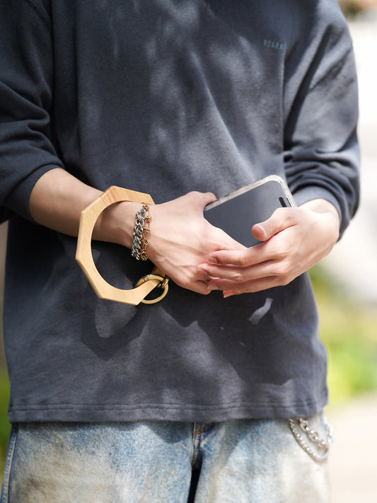 MOBILE HANDLE OCTAGON / Wood