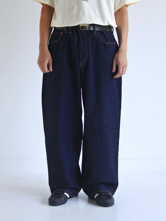 WIDE 5P DENIM PANTS / Indigo