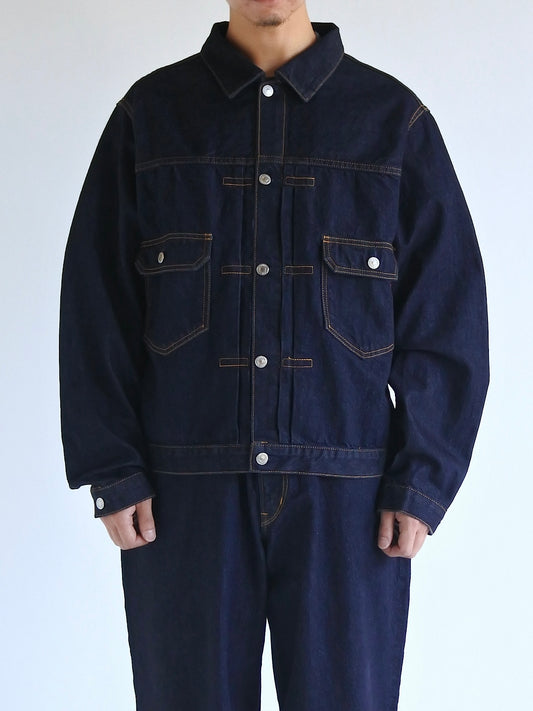 DOUBLE POCKET DENIM JACKET / Indigo