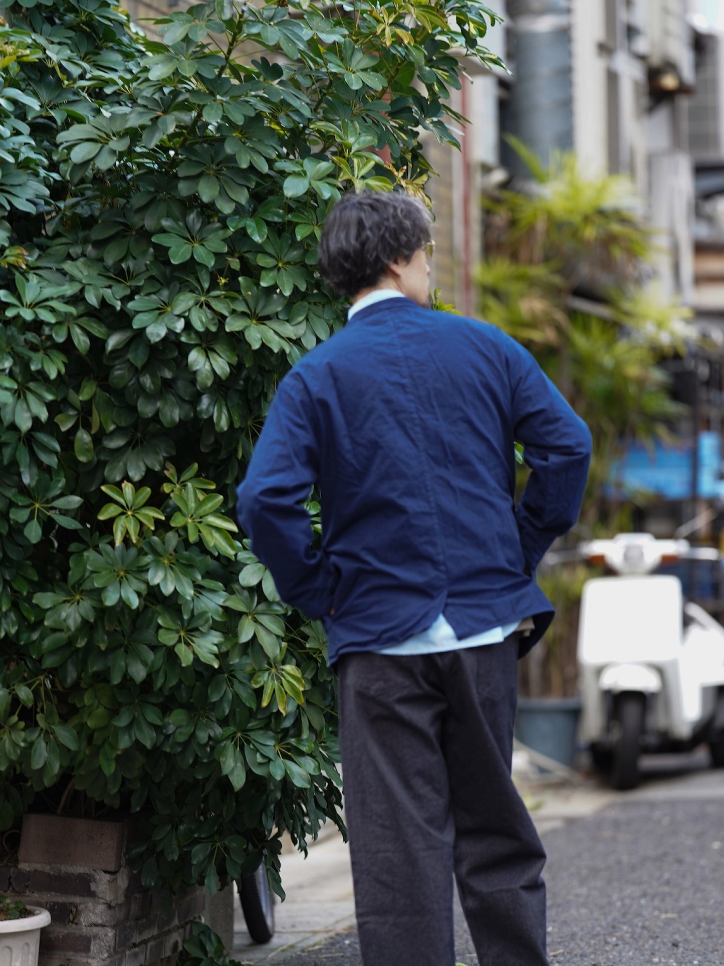 ファットパンツ / メランジェデニム
