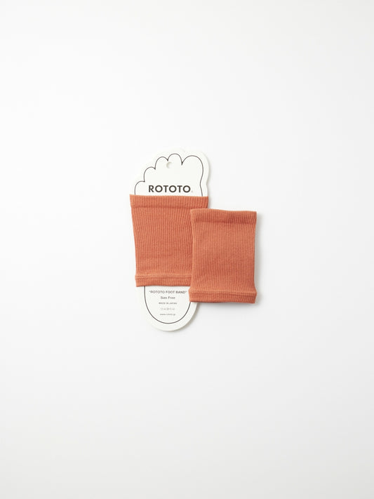 ROTOTO FOOT BAND RECYCLE POLYESTER & ORGANIC COTTON / 3colors