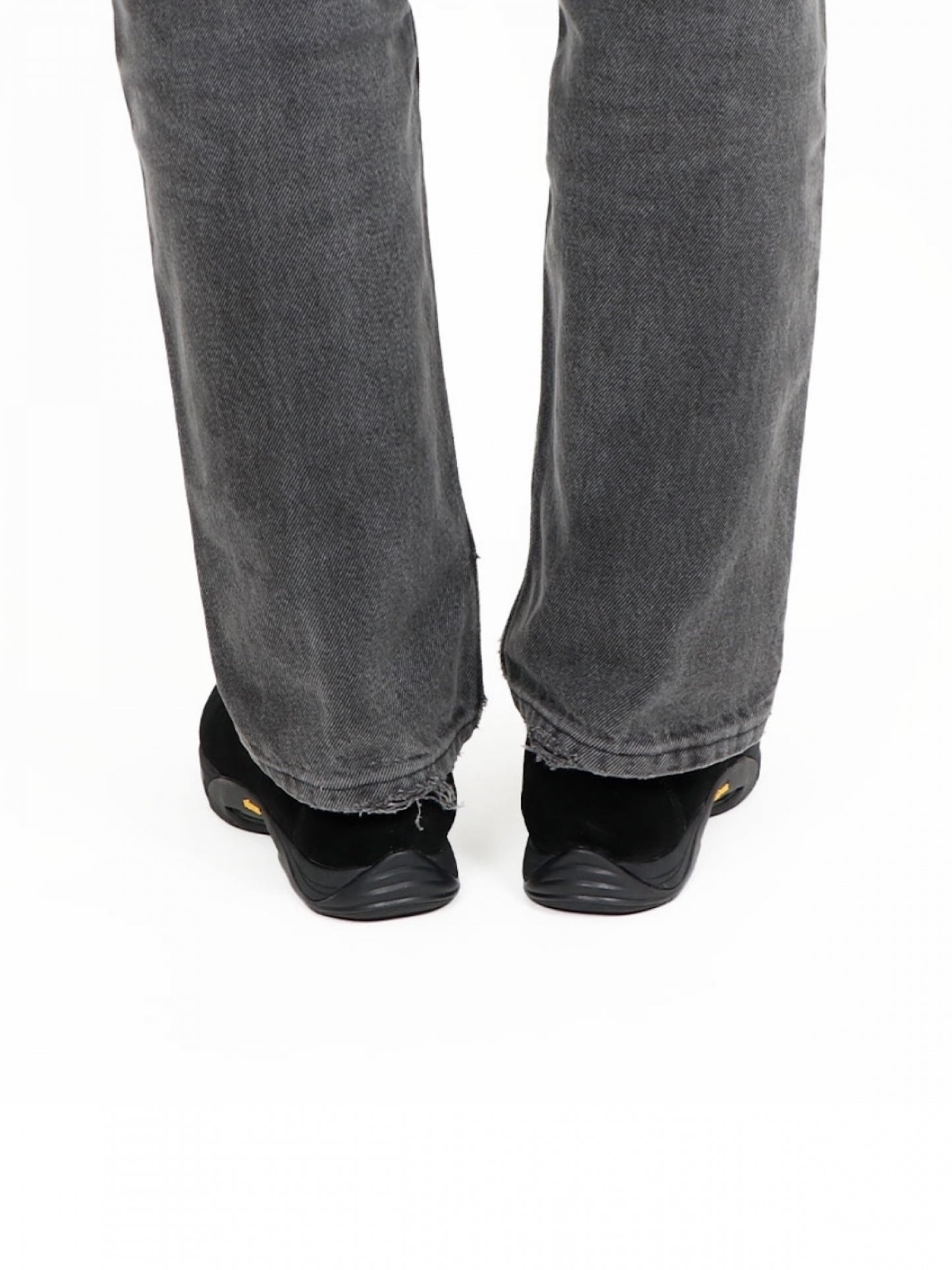 HYBRID LOAFERS / Black suede