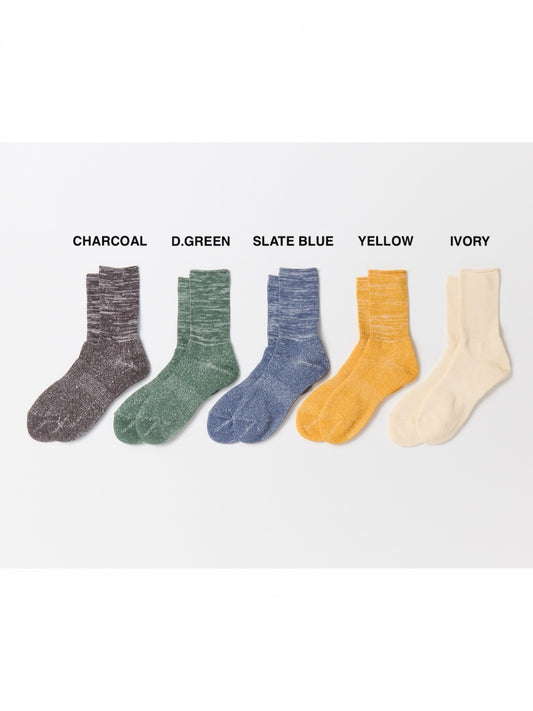 WASHI PILE CREW SOCKS / 5colors