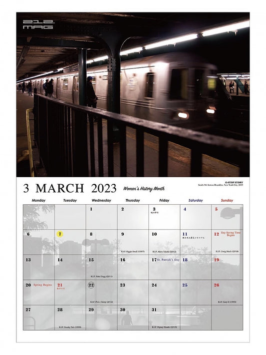 2023 CALENDAR "BIG CITY OF DREAMS"