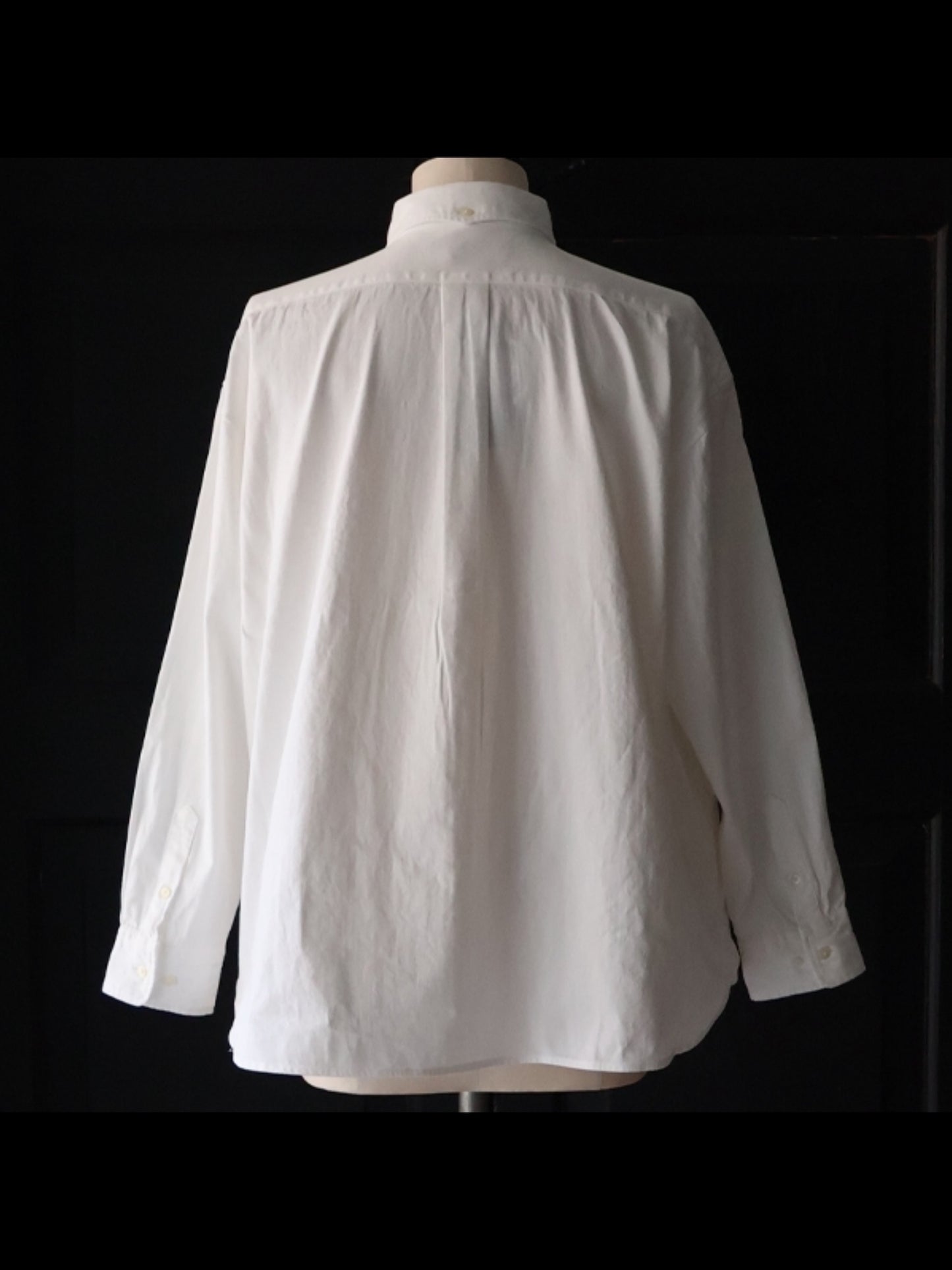 8oz デニム BDボクシーAラインシャツ / Off white