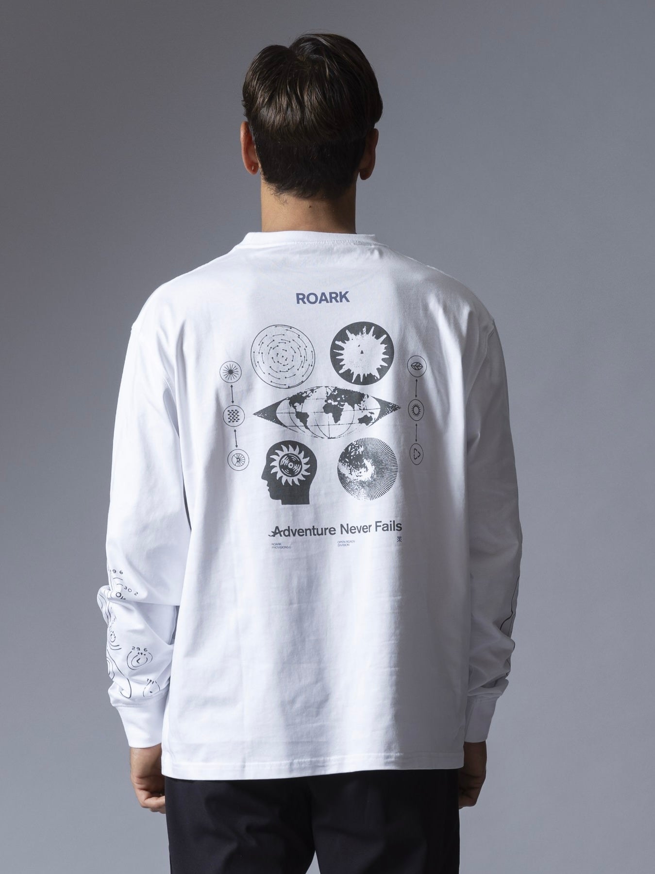 "NEVER FAILS" L/S TEE / White