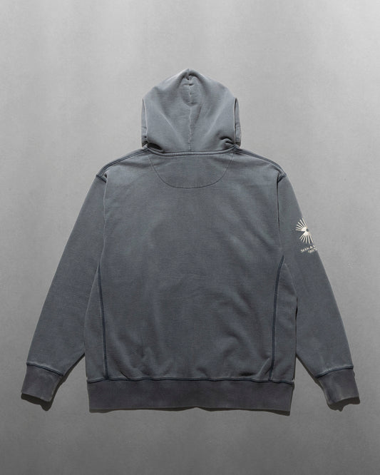 "ROAMIING" F/Z HOOD SWEAT / Desert Navy