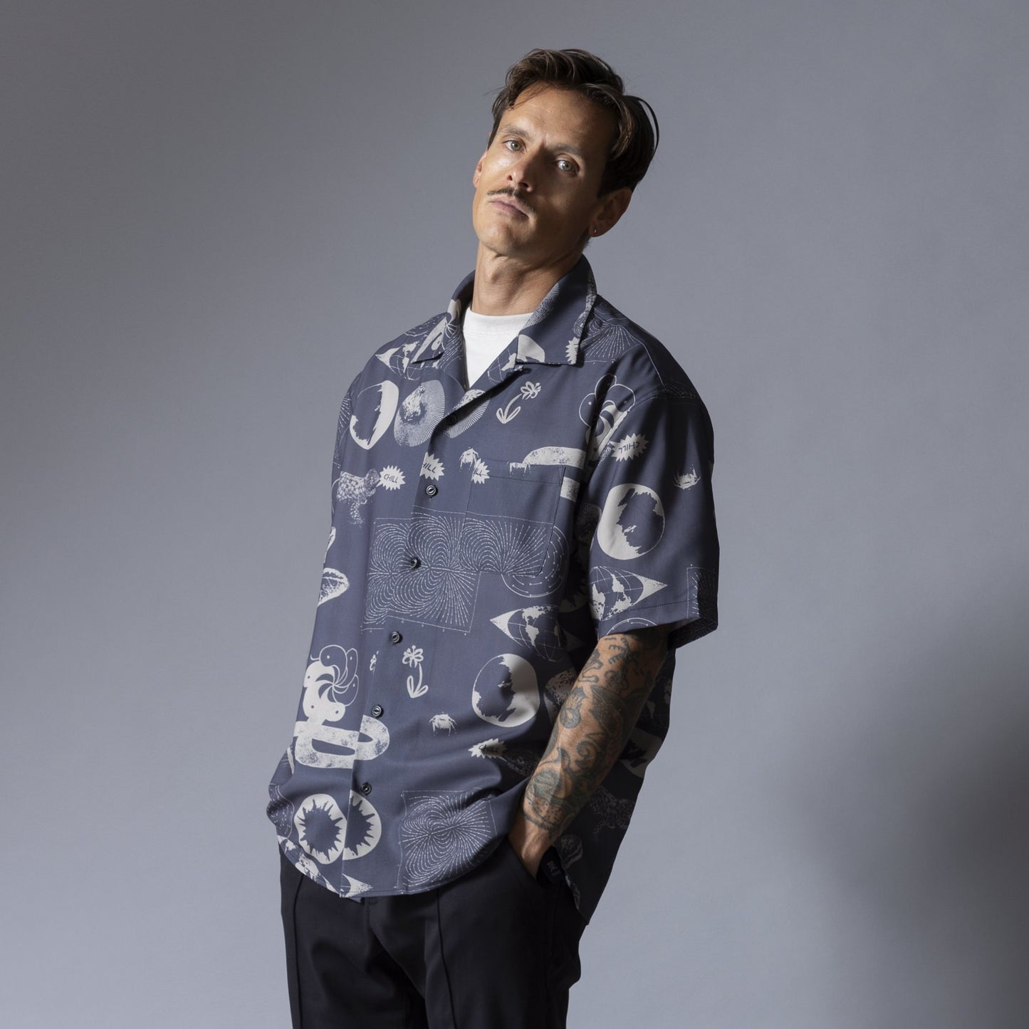 "W.B.N" GONZO S/S / Charcoal