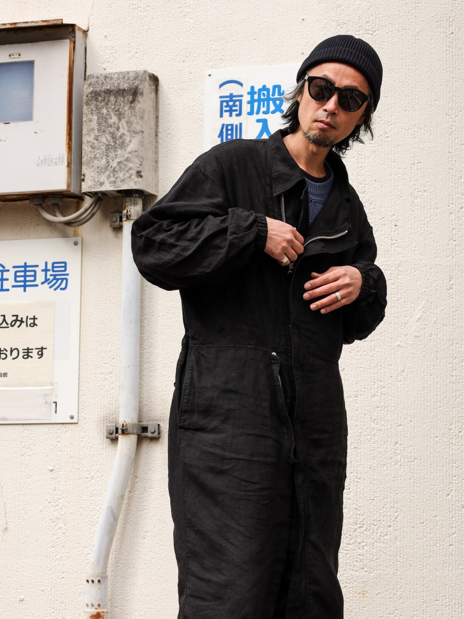 HELICREW MECHANIC COVERALL / Black – FLATBUSH