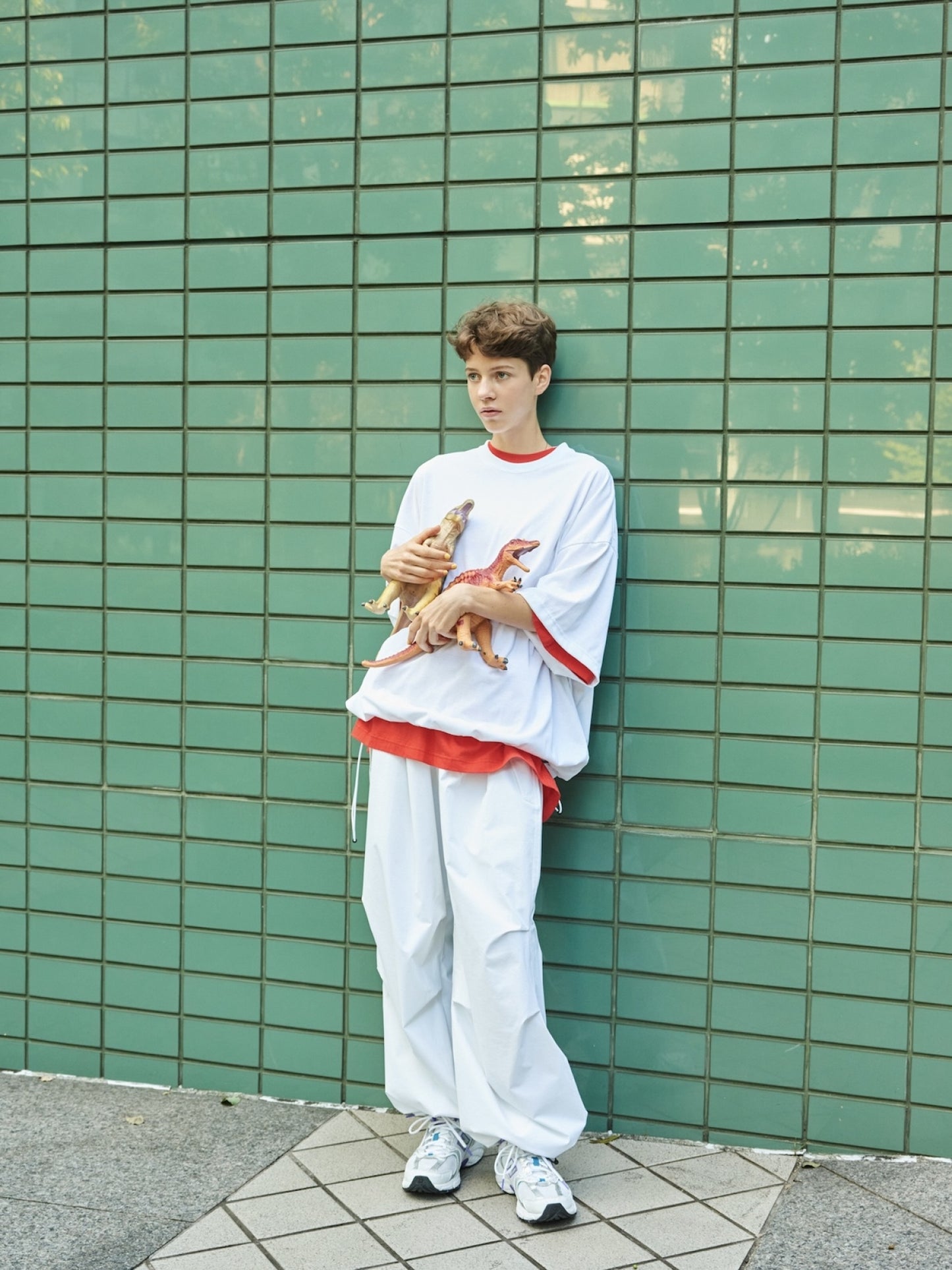 PARACHUTE PANTS / White