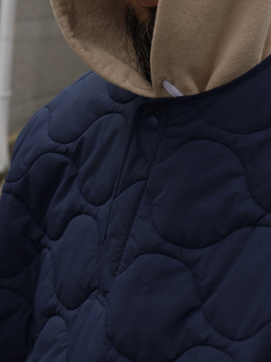 SUPER BIG SS PUFF JACKET / Navy