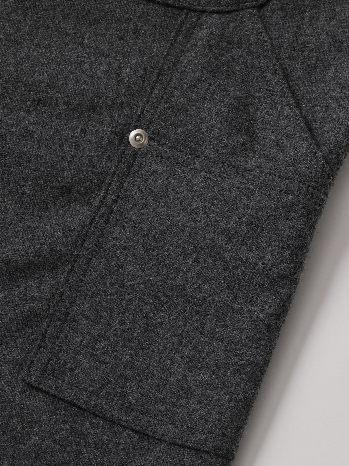 CASHMERE WOOL DOUBLE KNEE PANTS / Grey M