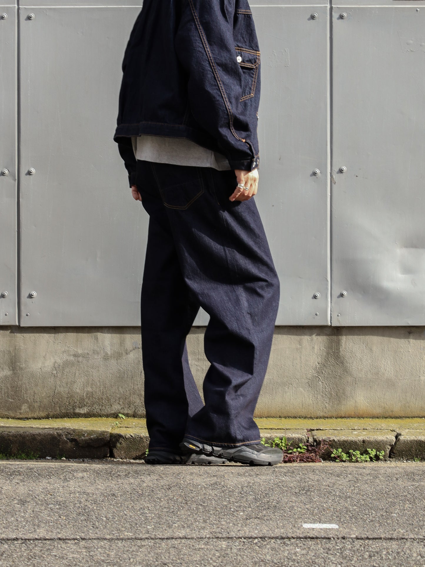 WIDE 5P DENIM PANTS / Indigo