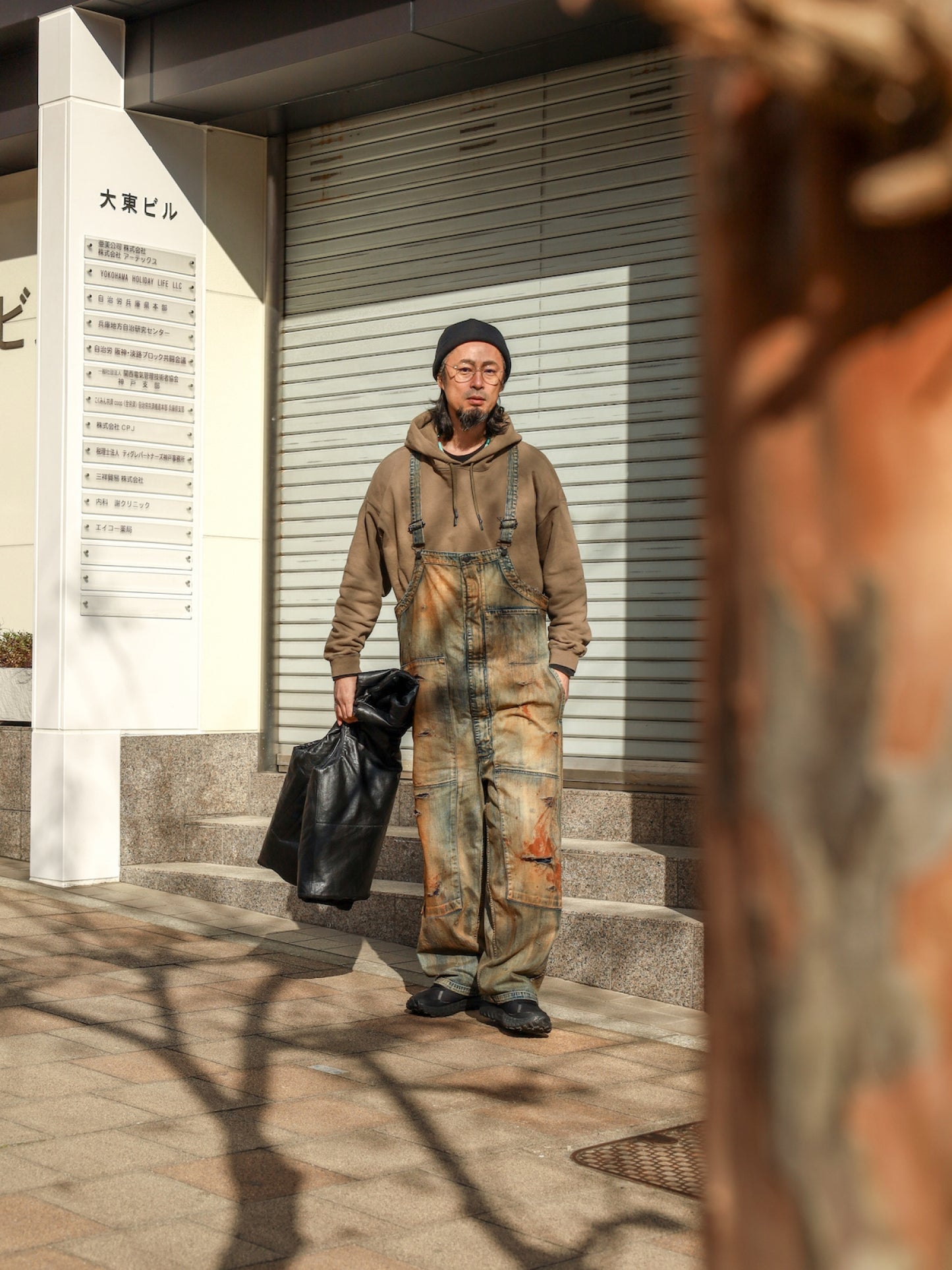 100-YEAR PROCESSING DENIM DECK OVER PANTS / FLATBUSH Ltd.