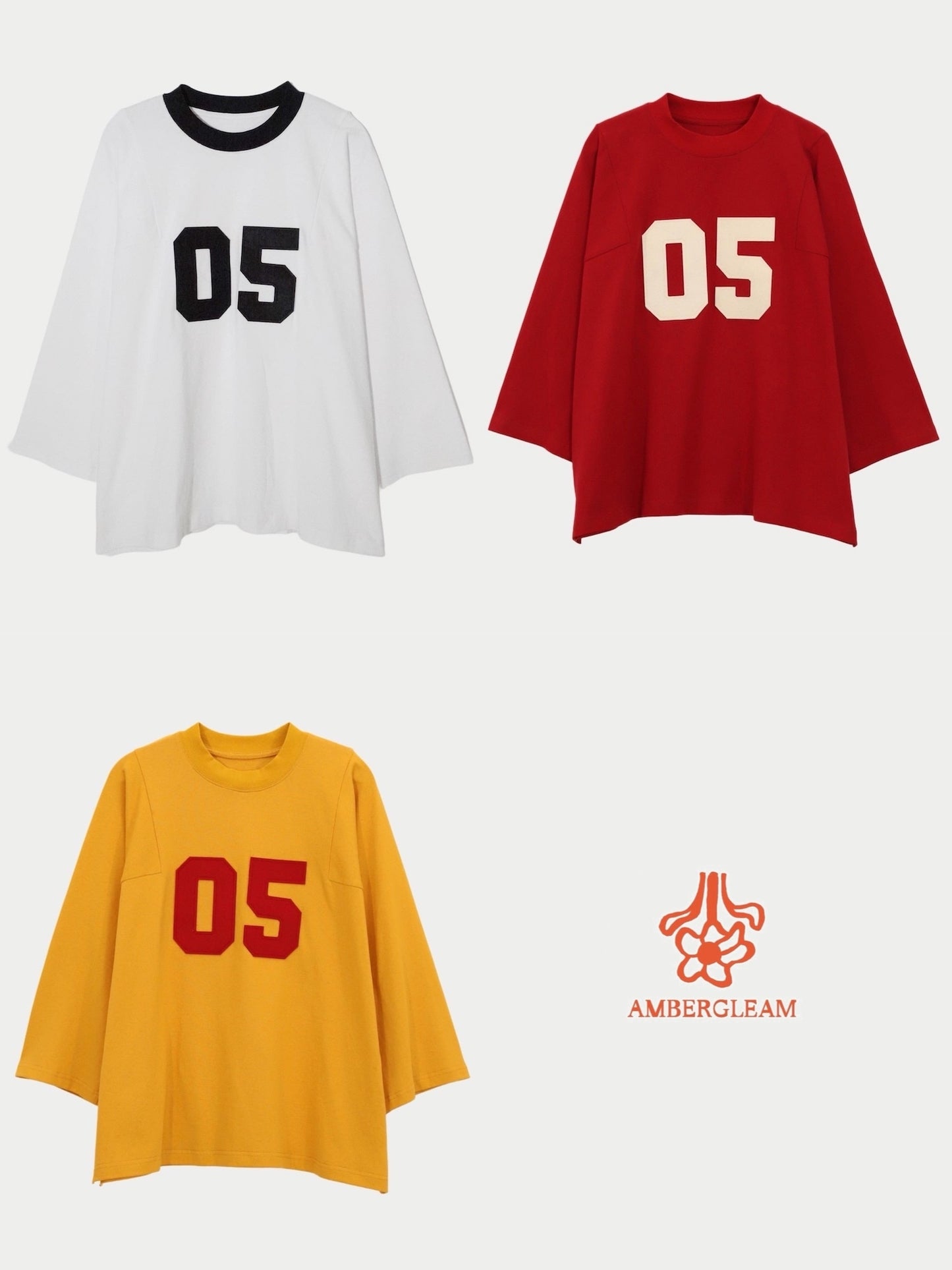 ナンバリングオーバーロングスリーブ / 3colors