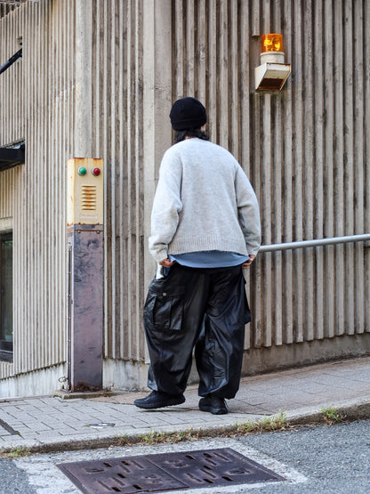 MBYN VOOHAIR CARDIGAN / Ash