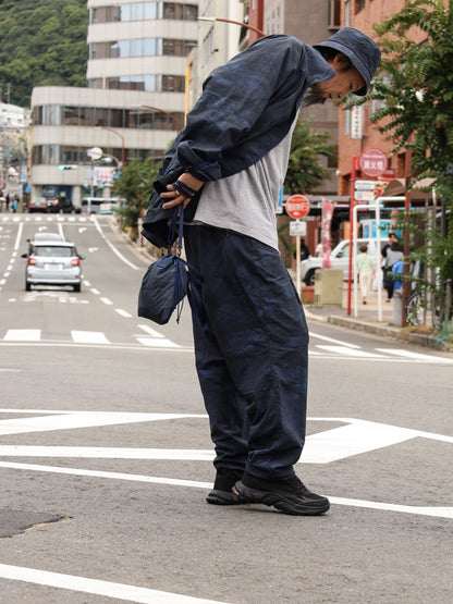 WIDE TAPERED EASY PANTS (REAL TREE CAMO) / Navy tree camo