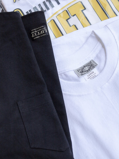 U.S MADE S/S PKT TEE / White