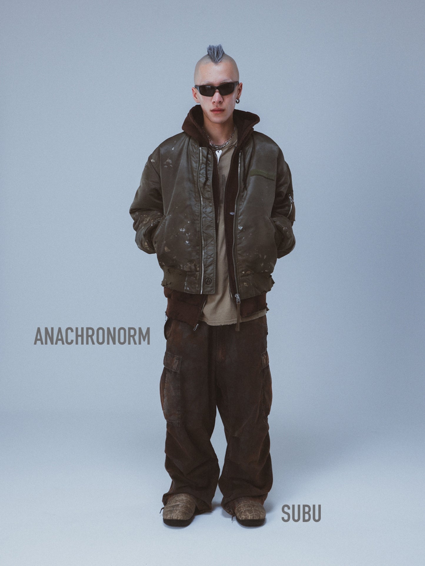 SUBU×ANACHRONORM DIRTPAINT NYLON SANDAL / 3colors