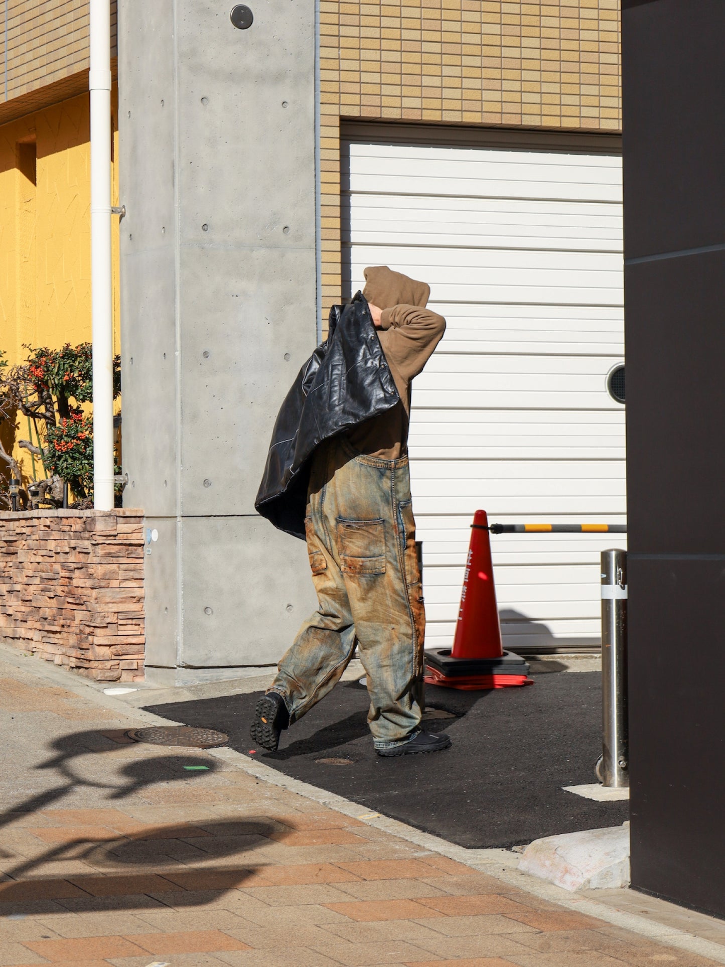 100-YEAR PROCESSING DENIM DECK OVER PANTS / FLATBUSH Ltd.
