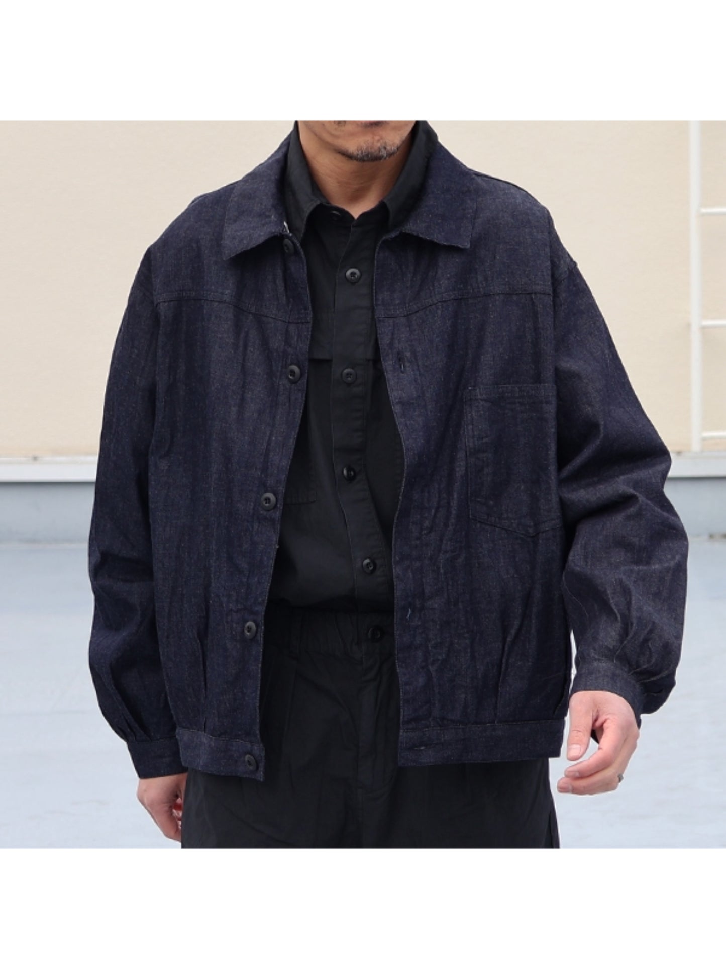 8オンスムラデニム US NAVY1STトラッカーJKT / Indigo