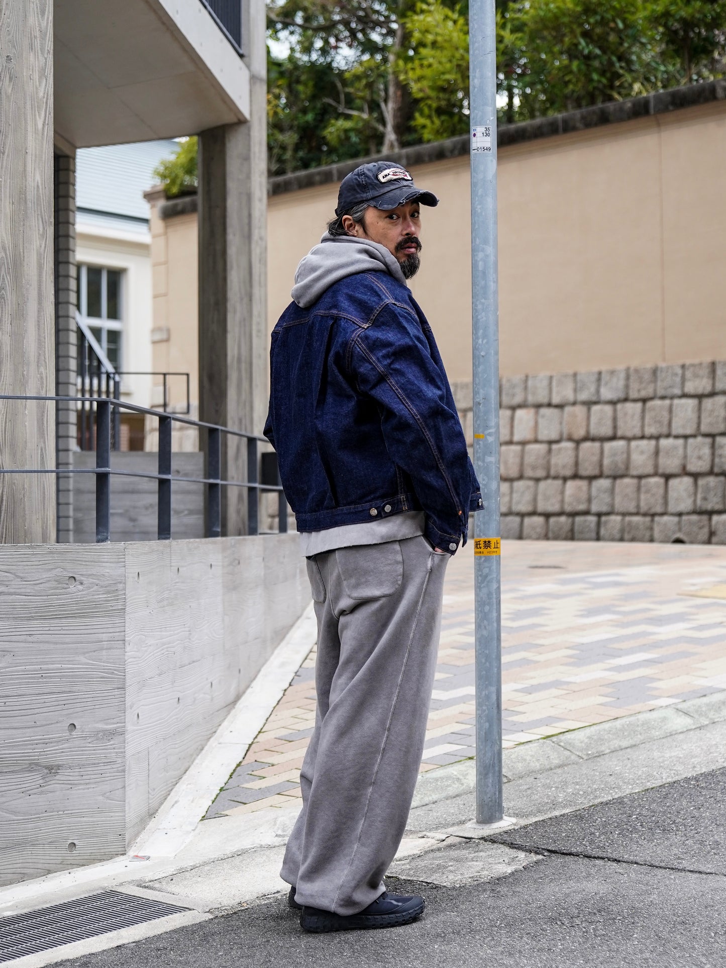 FRONT TUCK DENIM JACKET / Indigo (one wash)