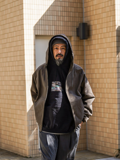 DUCK HOODY JACKET / Grey