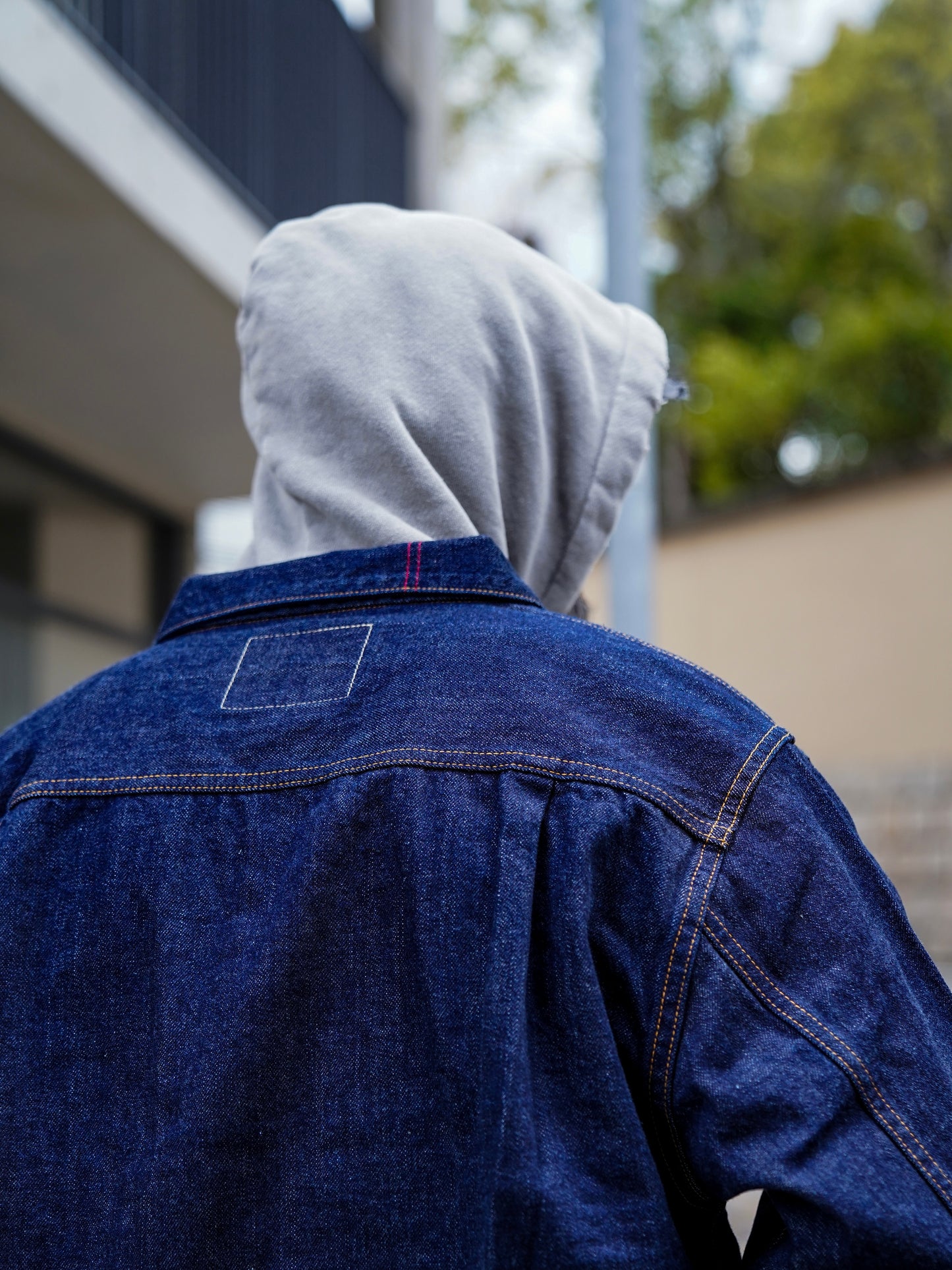 FRONT TUCK DENIM JACKET / Indigo (one wash)