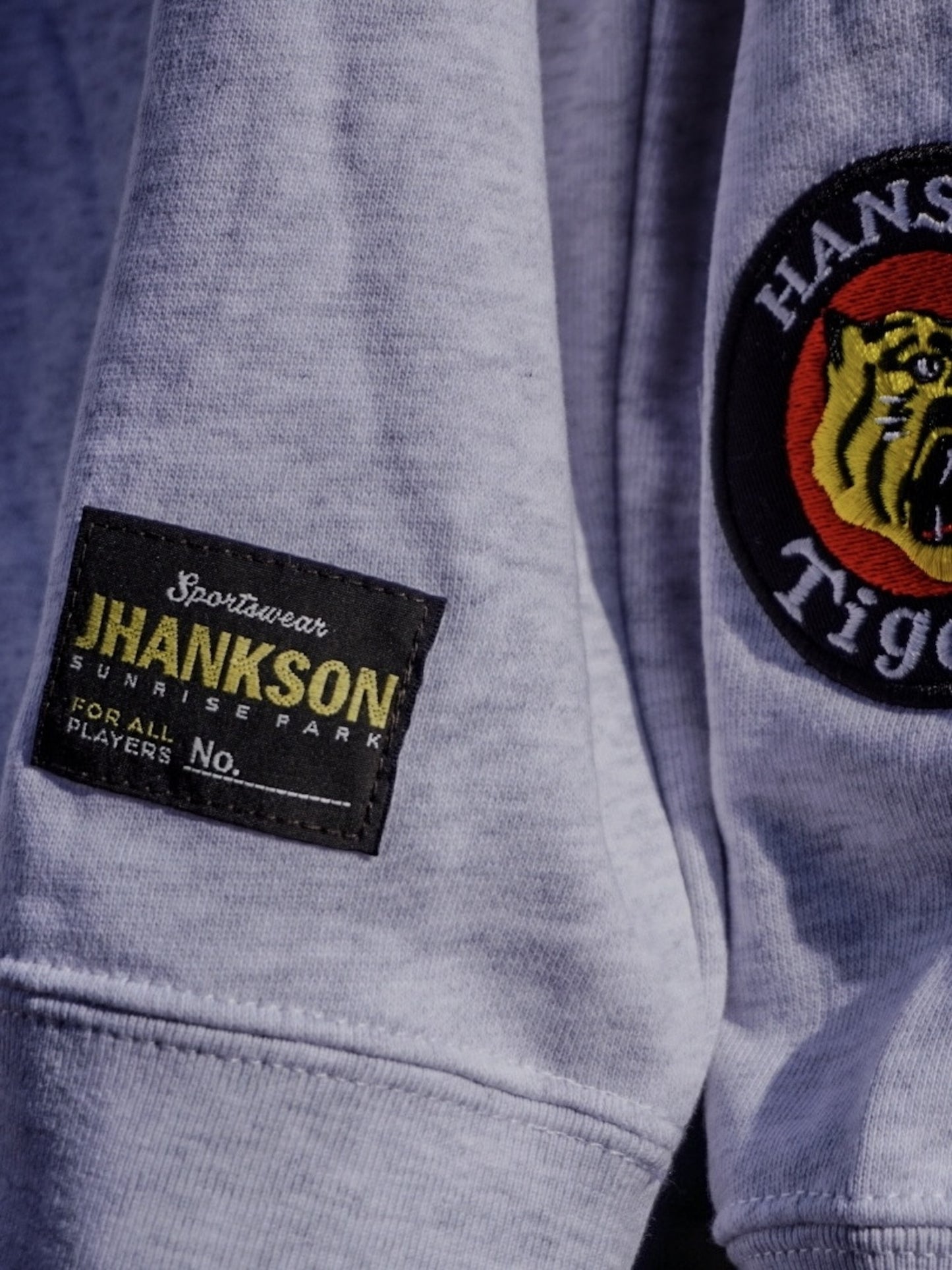 "阪神タイガース×JHANKSON" RANDY BONDS SWEAT / Ash gray