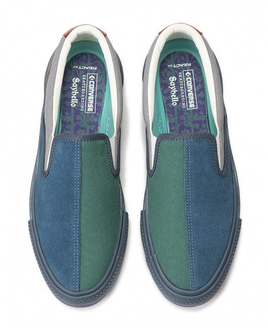 CS SLIP-ON SK SAYHELLO+ / Blue/green/gray