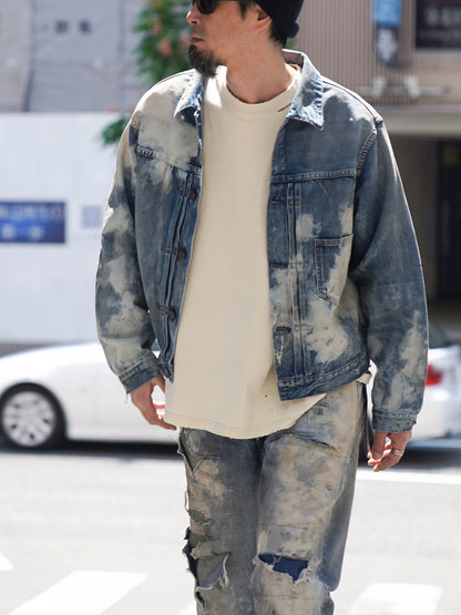 HARD REMAKED FRONT TUCK DENIM JACKET / Indigo(remake)
