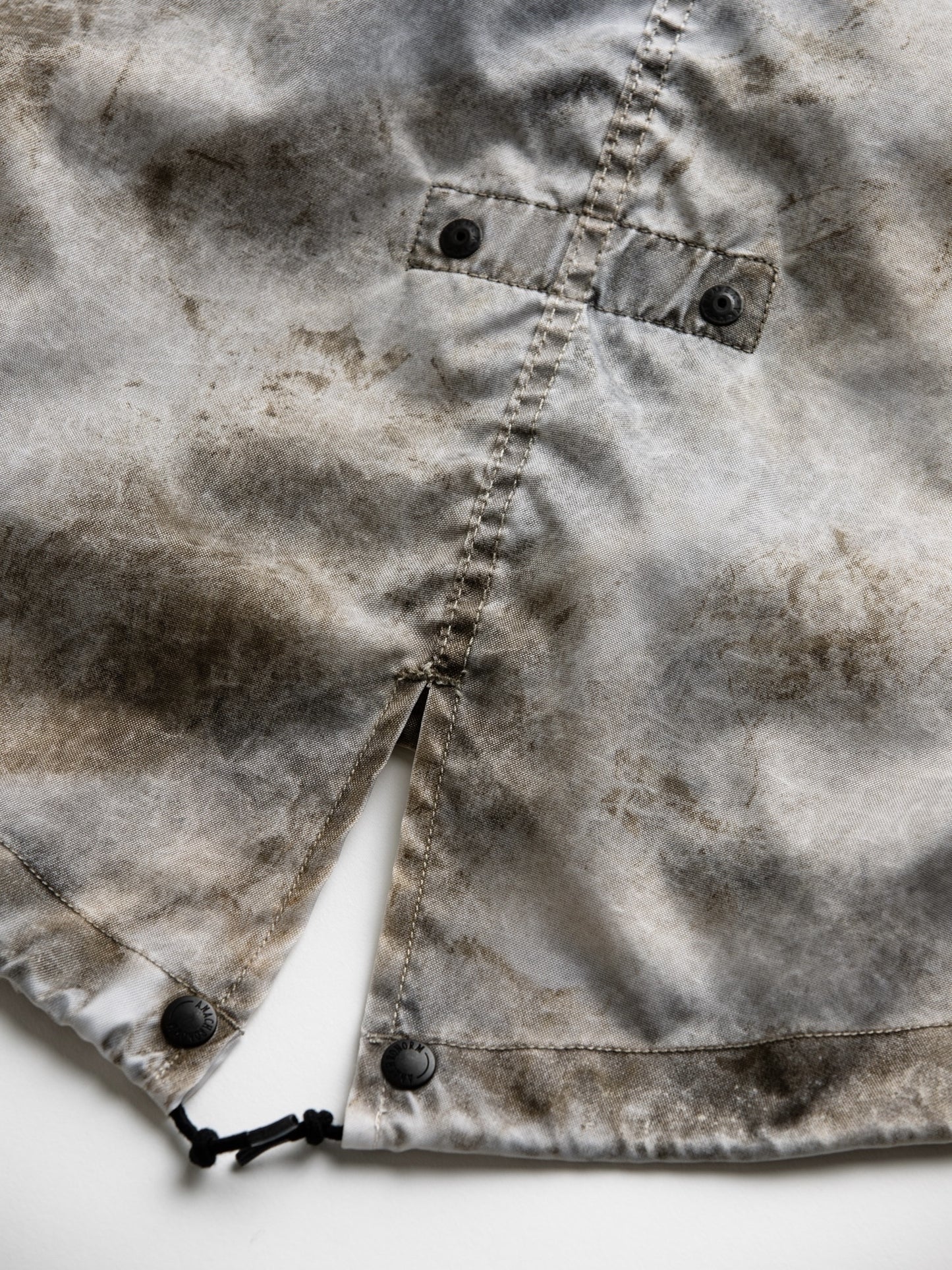 DIRTPAINT NYLON MODS COAT / White