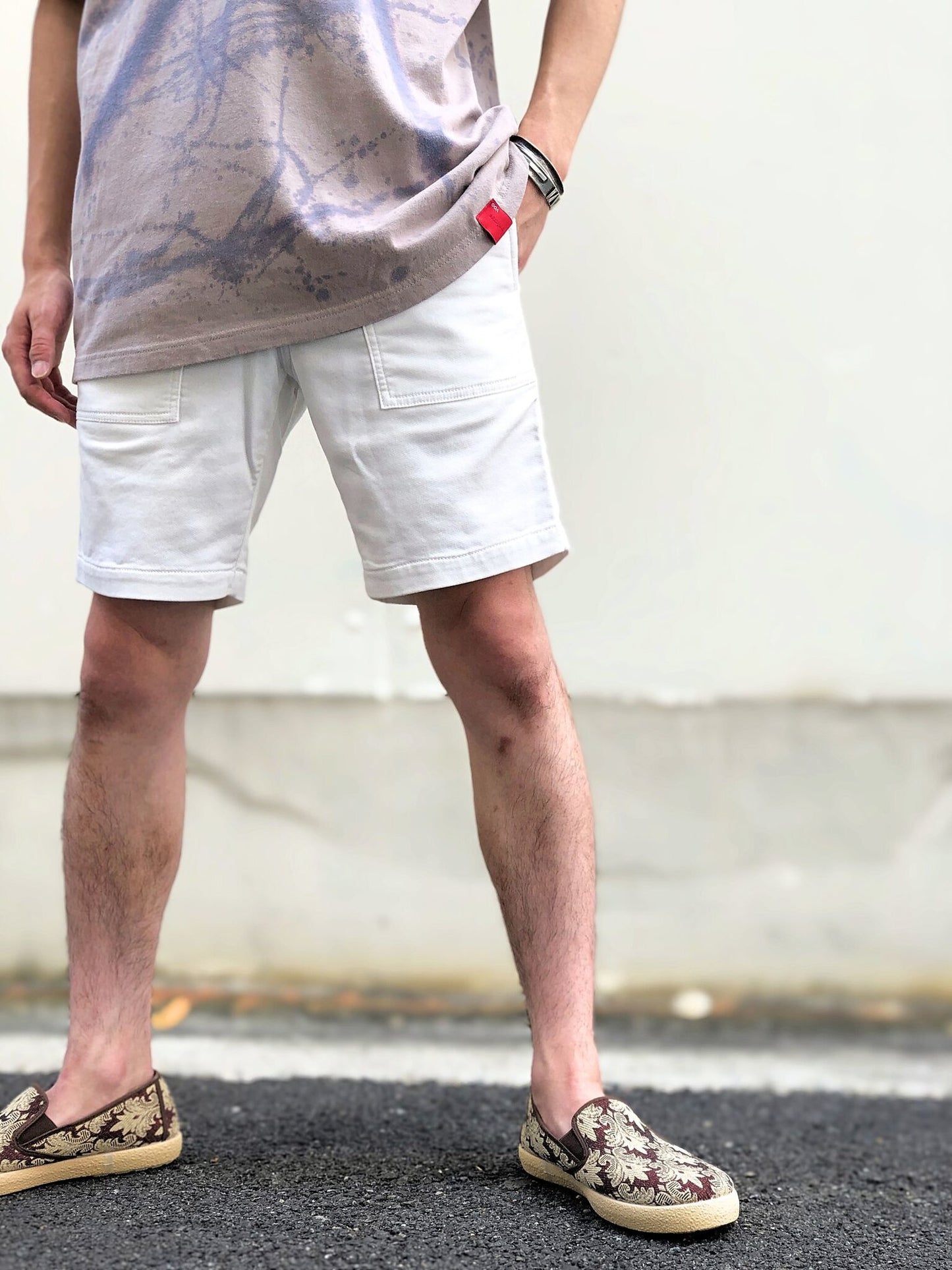 CONEY ISLAND Shorts / white