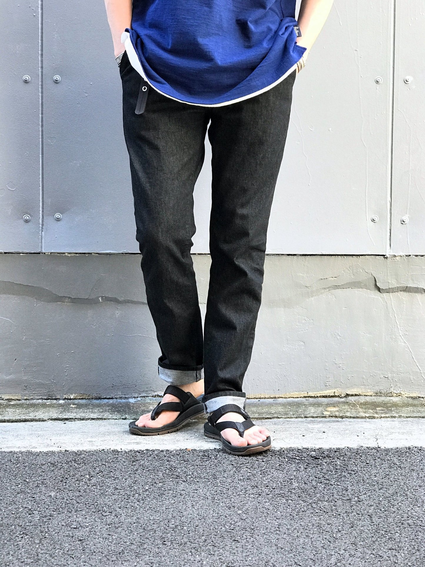 TILLARY DENIM PANTS / BLACK