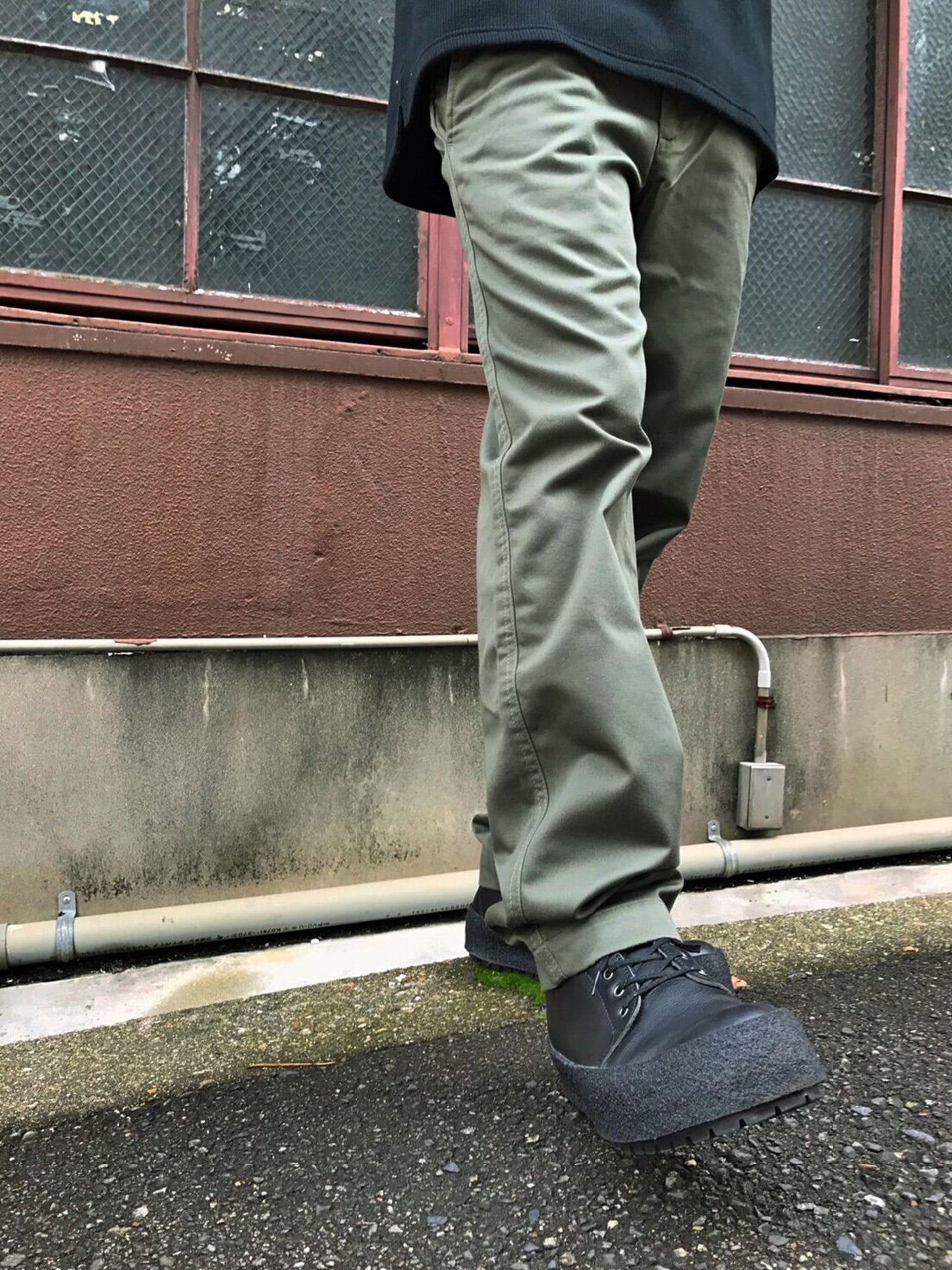 PARK SLOPE Pants / smoke olive