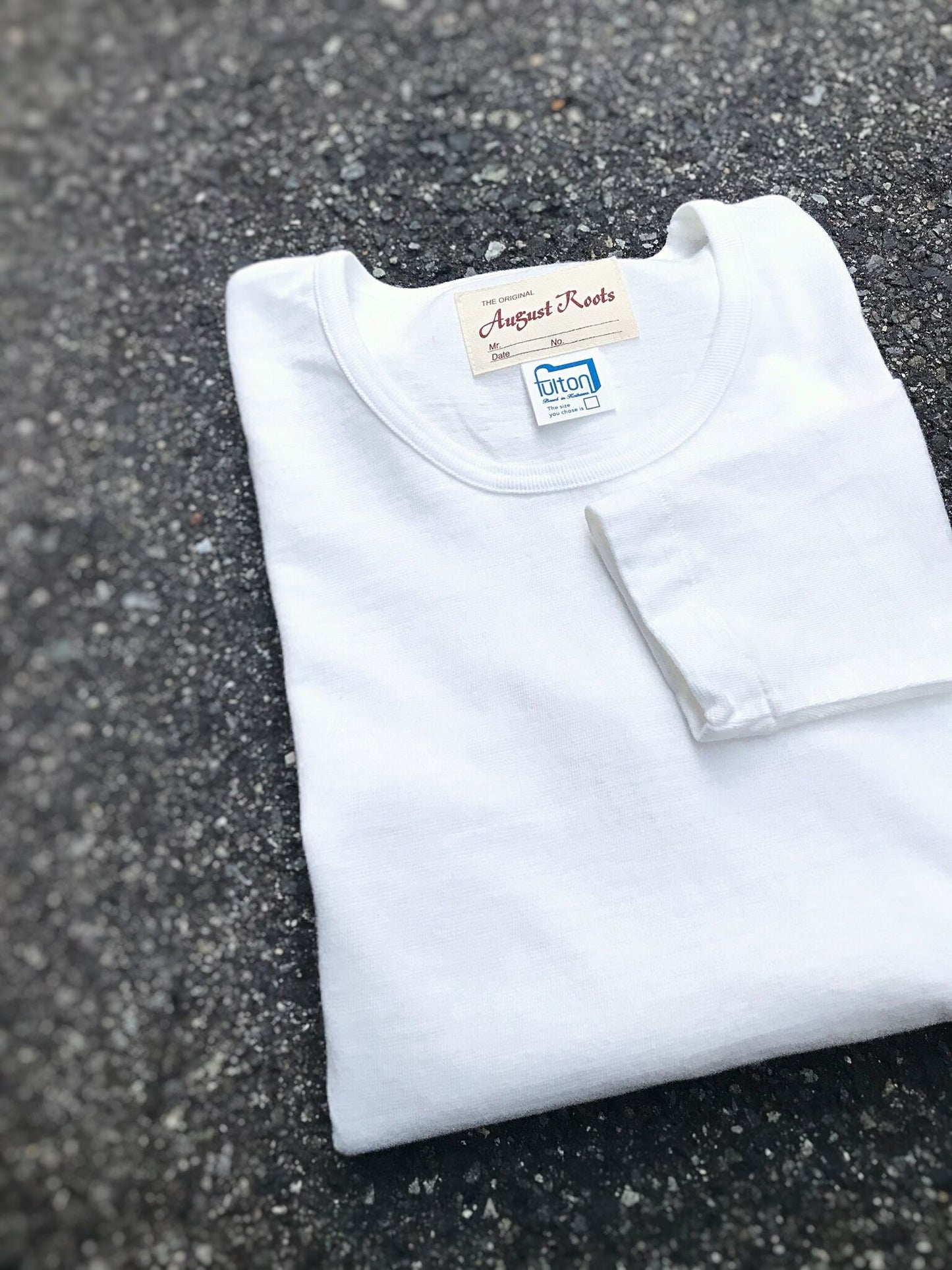 F-neck 5/6 Tee Ⅱ / white